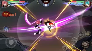 Stickman Warriors MOD APK Super Dragon Shadow Fight (Unlimited Power) 2