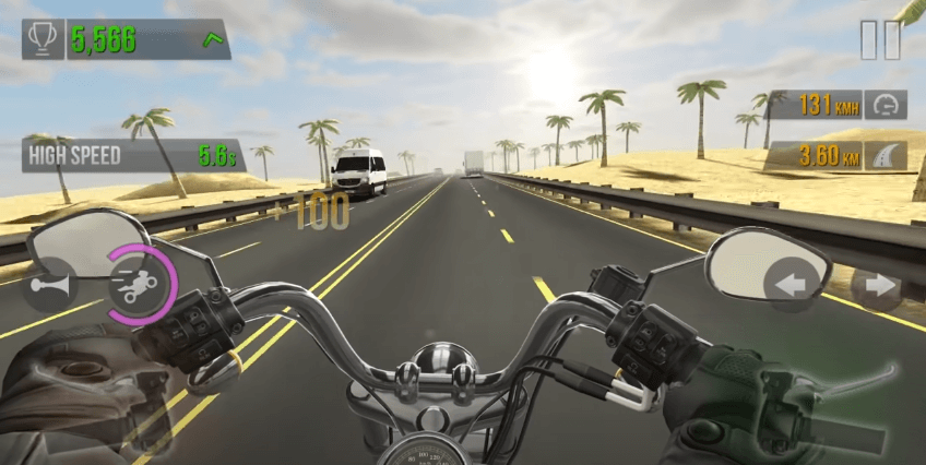 Traffic Rider Mod APK Gear setting
